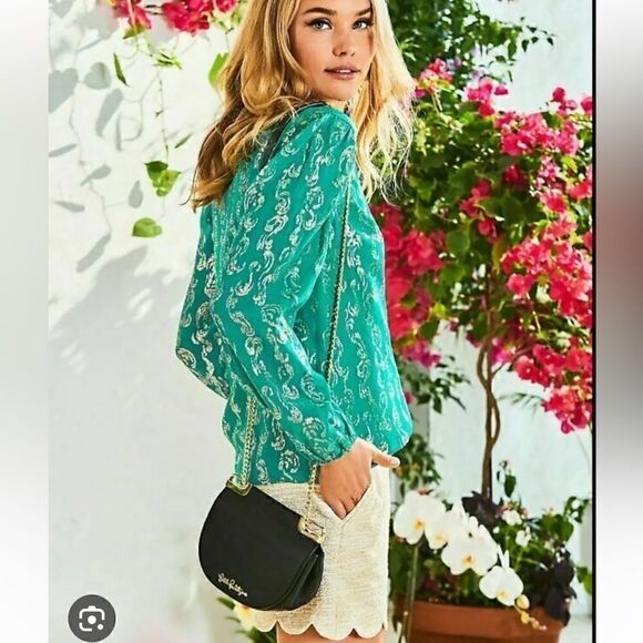 Lilly Pulitzer Miriam Silk Top - Picture 4 of 6